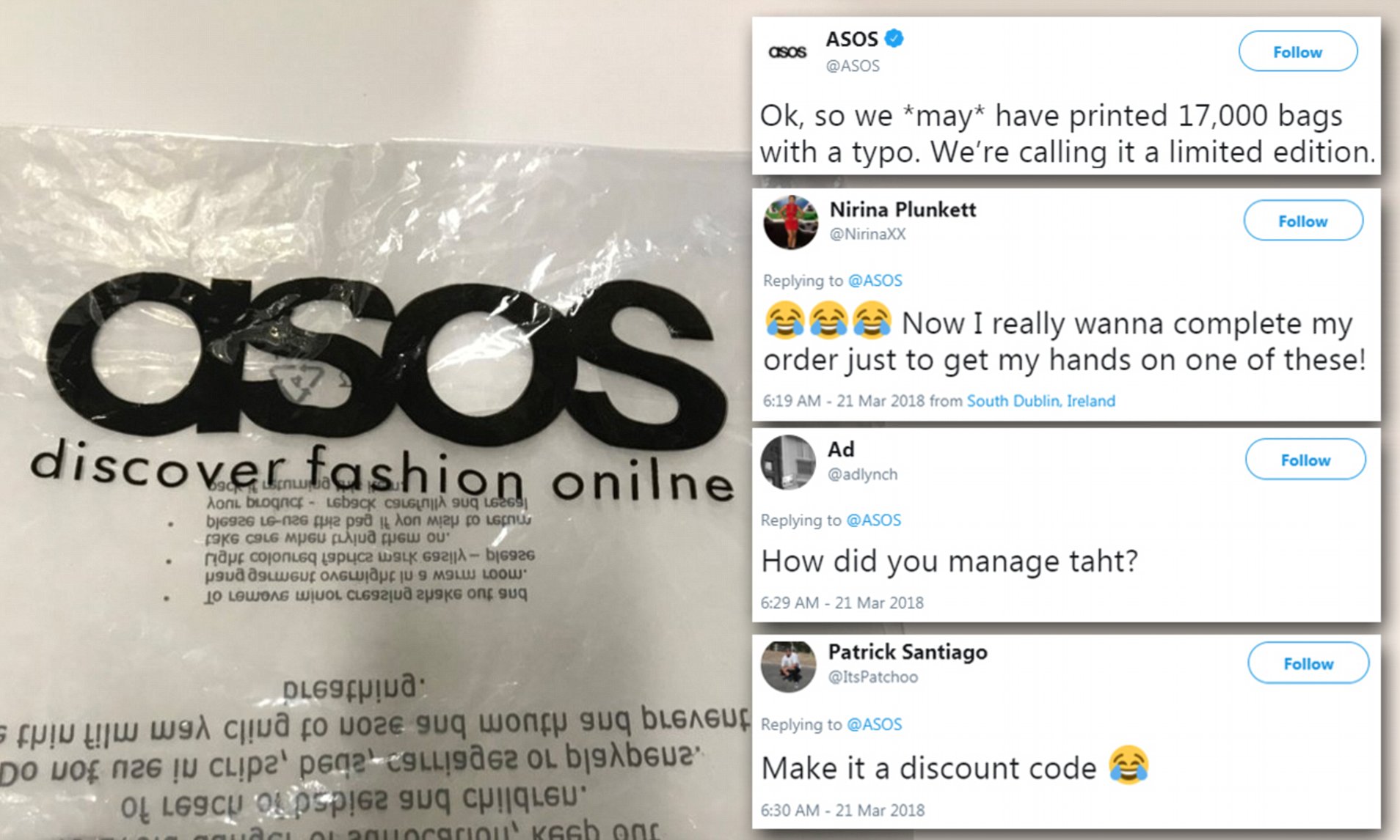 Advertising mistake