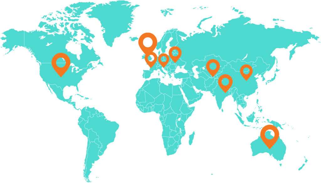 HubSpot projects across the globe