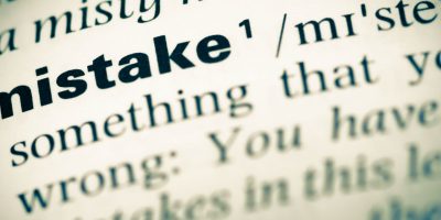 Spelling mistakes accidentally on purpose